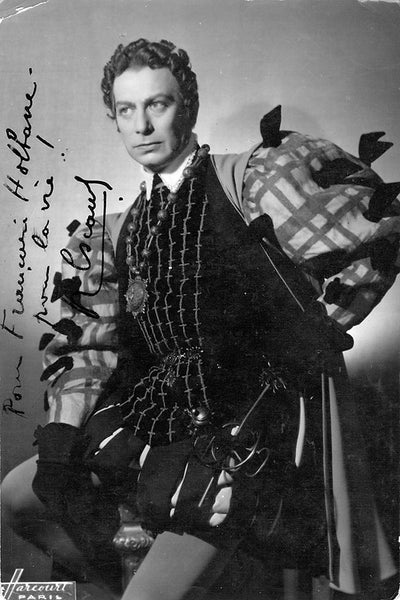 Escande, Maurice - Signed Photograph