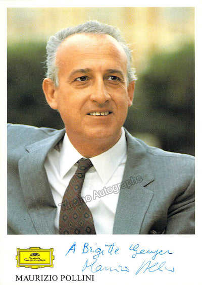 Pollini, Maurizio - Signed Photograph