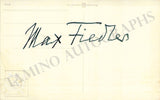 Fiedler, Max - Signed Photograph