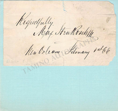 Strakosch, Max - Signed Album Page 1866