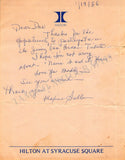 Sullivan, Maxine - Autograph Note Signed