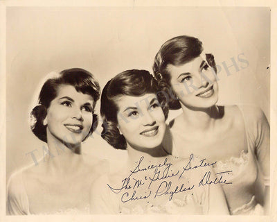 The McGuire Sisters - Signed Photograph