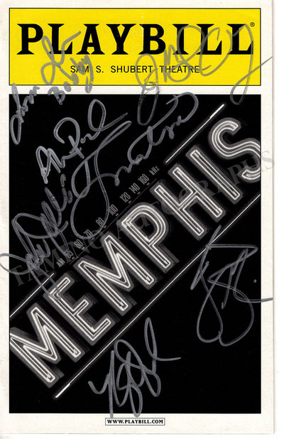 Memphis - Signed Broadway Musical Playbill
