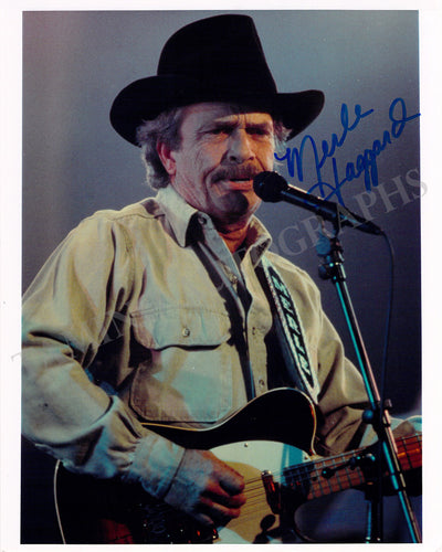 Haggard, Merle - Signed Photograph