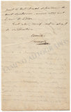 Camus, Pierre-Francois (Merville) - Autograph Letter Signed