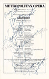 Metropolitan Opera - Collection of 55+ Signed Cast Pages
