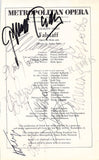 Metropolitan Opera - Collection of 55+ Signed Cast Pages