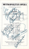 Metropolitan Opera - Collection of 55+ Signed Cast Pages