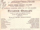 Met Opera - Collection of +50 Program Clips 1890-1920