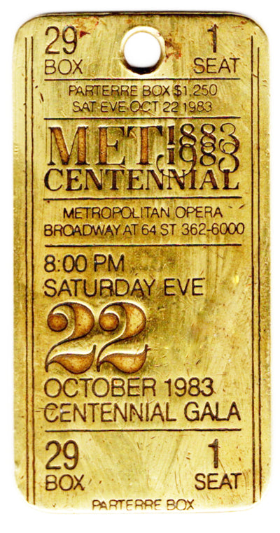 Metropolitan Opera - Set of 2 Commemorative Key Chains