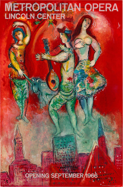 Metropolitan Opera - 1966 Inauguration Night Poster