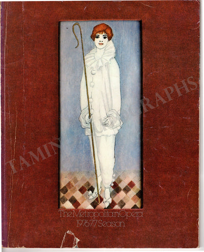 Metropolitan Opera - Signed Season Book 1976-1977