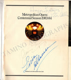 Metropolitan Opera - Signed Centennial Season Book 1983-1984