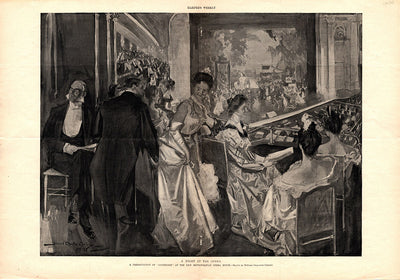 Harper's Weekly - Print A Night at the Opera