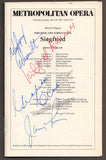 Metropolitan Opera - Set x 4 Signed Programs Der Ring 1997
