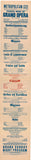 Metropolitan Opera - Collection of 10 Opera Playbills 1938-1947