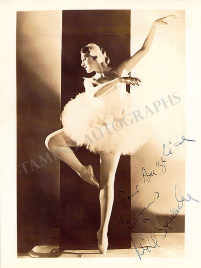 Slavenska, Mia - Signed Photograph