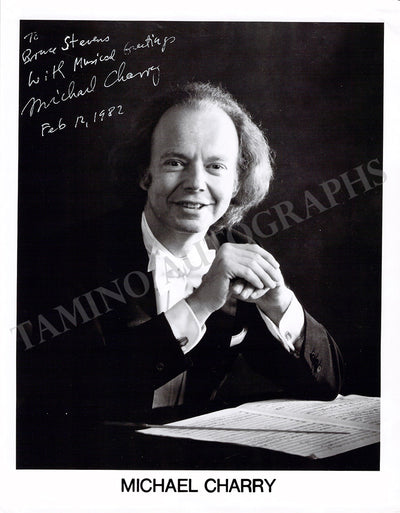 Charry, Michael - Signed Photograph 1982