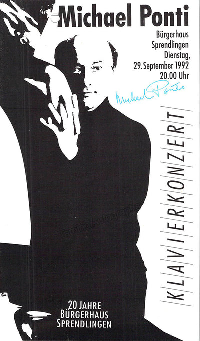 Ponti, Michael - Signed Program Hessen 1992