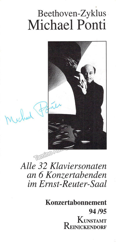 Ponti, Michael - Signed Program Berlin 1994/1995