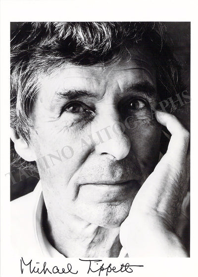 Tippett, Michael - Various Autographs