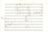 Tippett, Michael - Set of 2 Signed Music Sketches