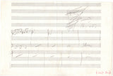 Tippett, Michael - Set of 2 Signed Music Sketches