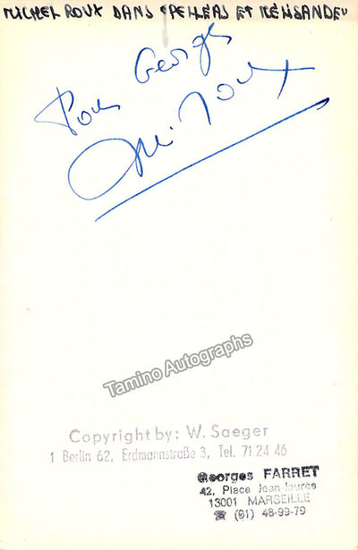 Michel Roux Autographs Signed Photos