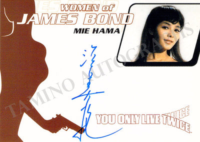 Hama, Mie - Signed Card "You Only Live Twice"