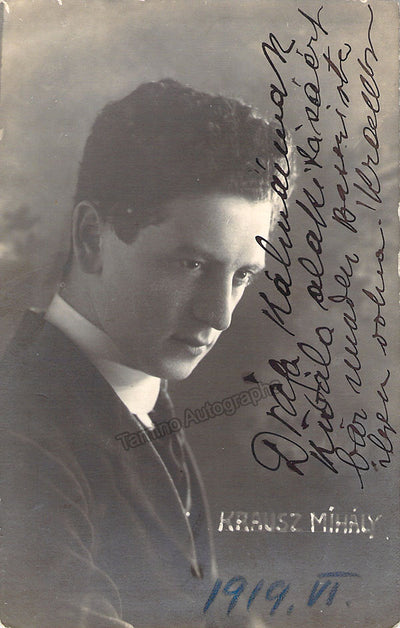 Krausz, Mihaly - Signed Photograph