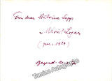 Logar, Mihovil - Signed Photograph 1970