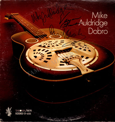 Auldridge, Mike - Signed LP Record Sleeve