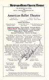 Ballet Dancers Signed Program Pages – Lot of 11 Pages