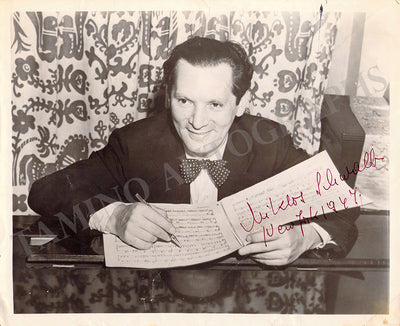 Schwalb, Miklos - Signed Photograph 1947