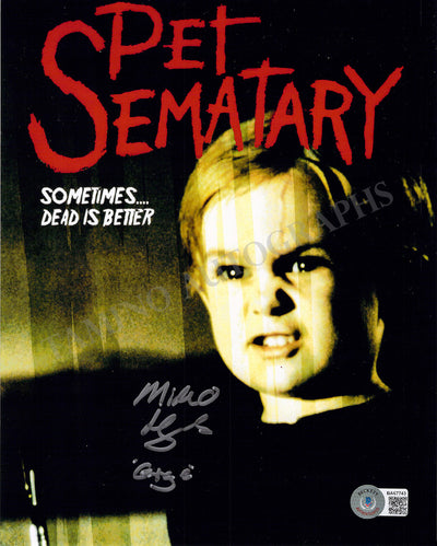 Hughes, Miko - Signed Photograph in "Pet Sematary"