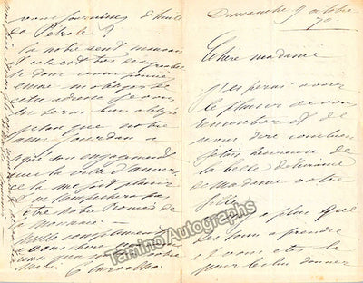 Autograph Letter Signed (1870)