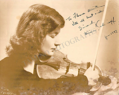 Solovieff, Miriam - Signed Photograph 1947