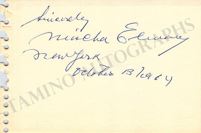 Elman, Mischa - Signed Album Page 1964