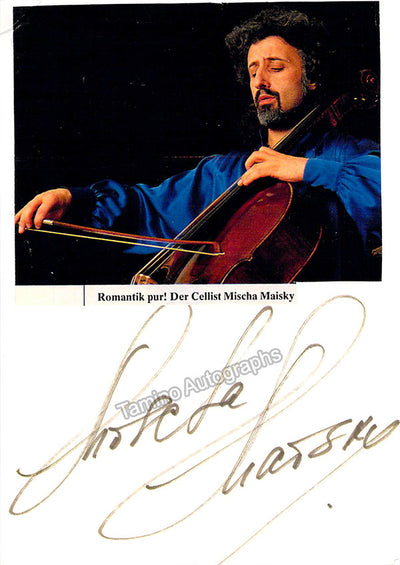 Maisky, Mischa - Signed Card