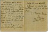 Wirth, Mizzi - Autograph Letter Signed 1919