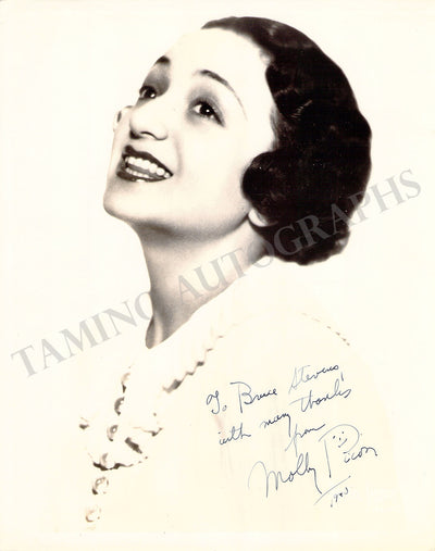 Picon, Molly - Signed Photograph 1940