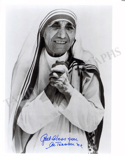 Mother Teresa of Calcuta - Signed Photograph