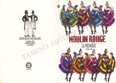Moulin Rouge - Signed Premiere Invitation Card