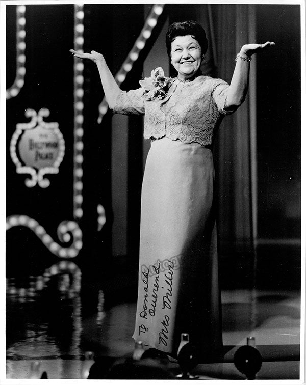 Mrs. Miller Singer