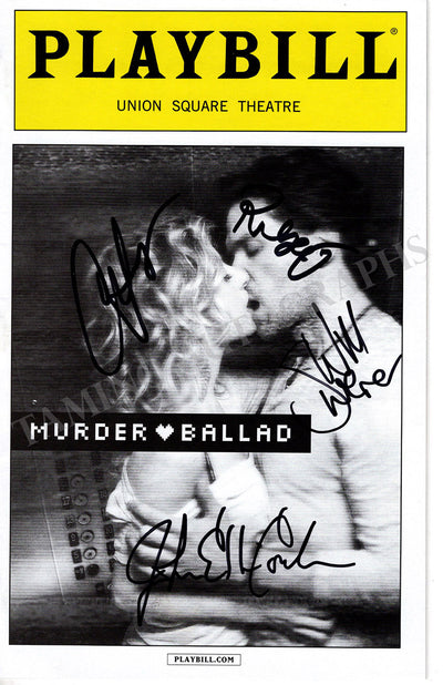 Murder Ballad - Signed Broadway Musical Playbill