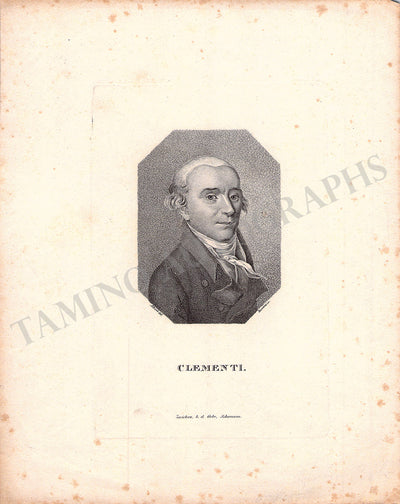 Clementi, Muzio - Vintage Engraving