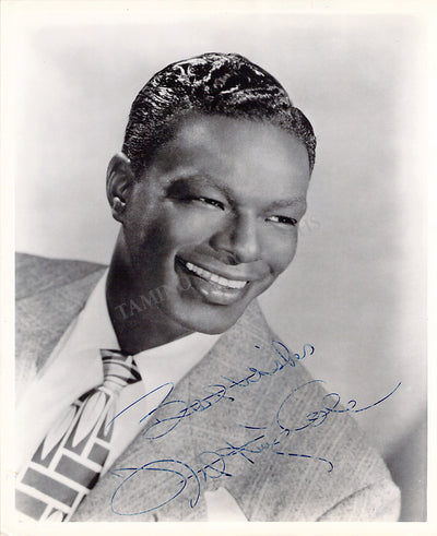 Nat King Cole - Signed Photograph