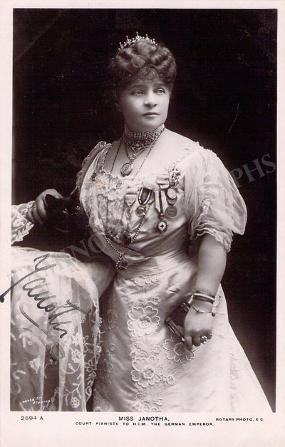 Janotha, Nathalia - Signed Photograph