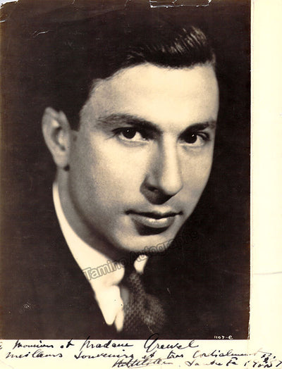 Signed photograph 1937