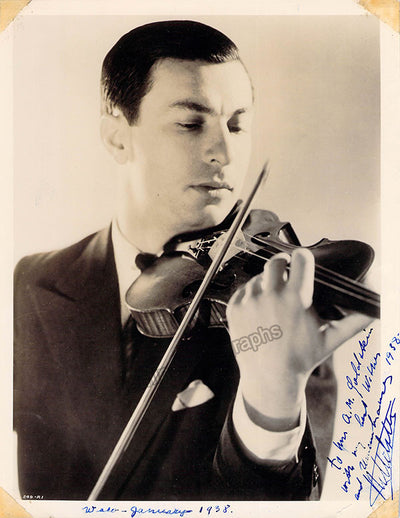 Signed photograph 1938